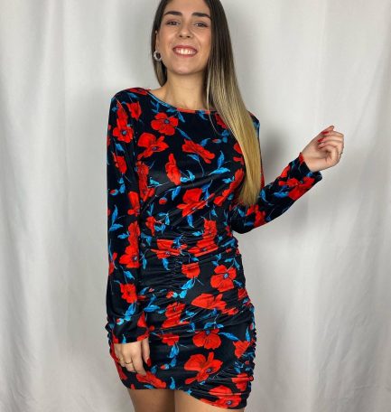Vestido Flores Estampado - Imagen 3