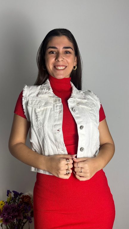 Chaleco Vaquero Blanco - Imagen 11