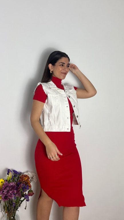Chaleco Vaquero Blanco - Imagen 4