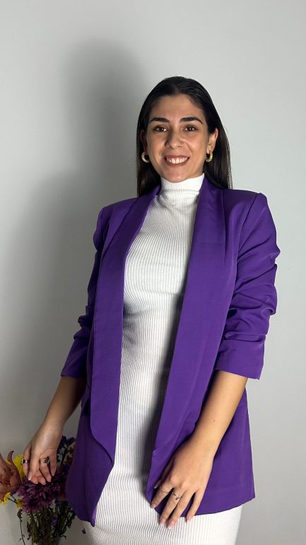 Blazer Rizo Morado