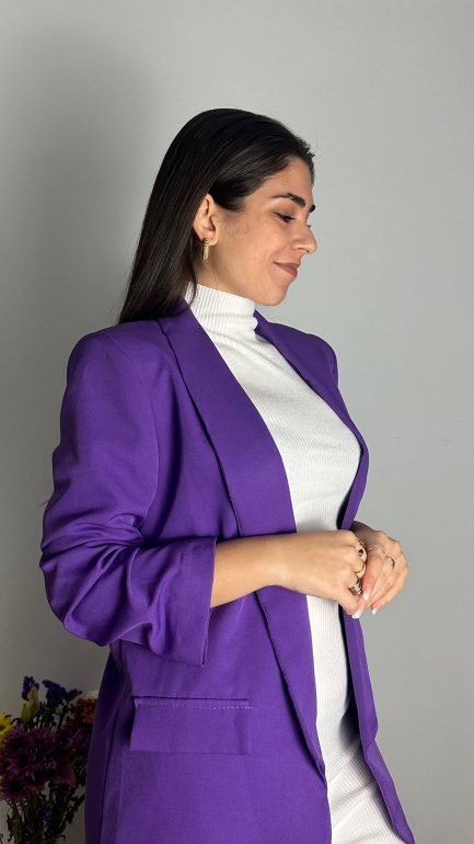 Blazer Rizo Morado - Imagen 2