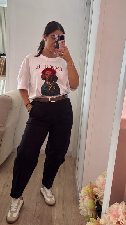 PANTALÓN CON CINTURÓN - Imagen 2